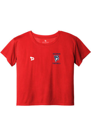 Beckman Football Ladies PosiCharge® Draft Crop Tee