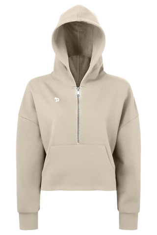 Pickleball Half-Zip Hooded Sweatshirt - Women
