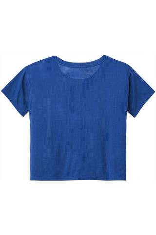 Beckman Patriots Ladies PosiCharge® Draft Crop Tee - Lifestyle Patriot Way Edition