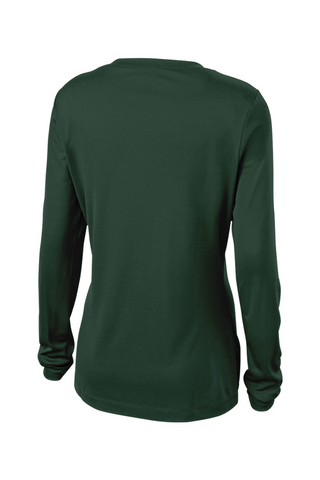 Flag Football Jamaica Ladies PosiCharge Competitor Long Sleeve V-Neck Tee
