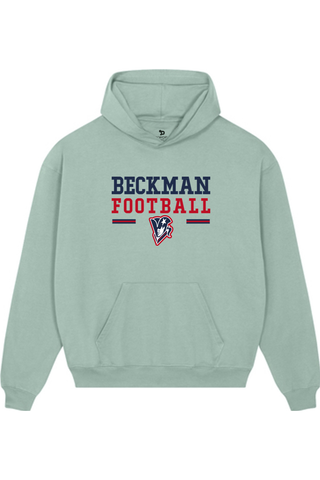 Beckman Patriots Unisex Cooper Dry Hooded Sweatshirt - Lifestyle Beckman Football Edition