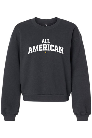 ALL AMERICAN Women's Fleece Crewneck Sweatshirt - Lifestyle Beyond The Game
