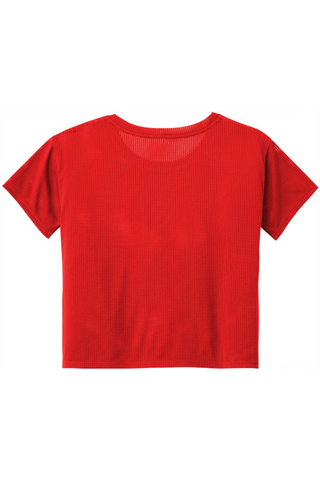 Woodbridge Warriors  Ladies PosiCharge® Draft Crop Tee - Lifestyle