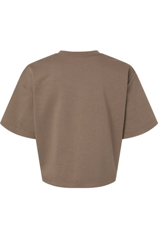 Free D Women's French Terry Mid-Length Boxy Top - Lifestyle
