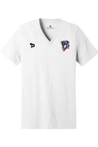 Beckman Patriots Unisex Jersey Short Sleeve V-Neck Tee
