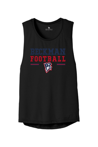 Beckman Patriots Women's Flowy Muscle Tank - Lifestyle 2