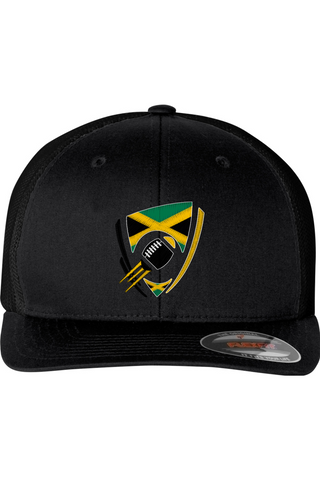 Flag Football Jamaica Flexfit Trucker Hat