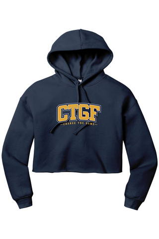 Change The Game Women’s Sponge Fleece Cropped Fleece Hoodie - Lifestyle CTGF
