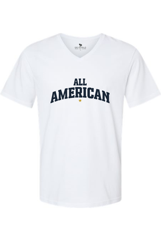 All American CVC V-Neck Tee - Lifestyle Beyond The Game Edition