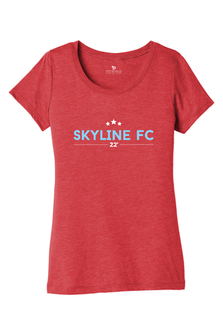 Skyline FC Women’s Triblend Short Sleeve Tee - Lifestyle Skyline Edition