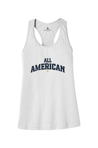 All American Women’s Jersey Racerback Tank - Lifestyle Beyond The Game Edition