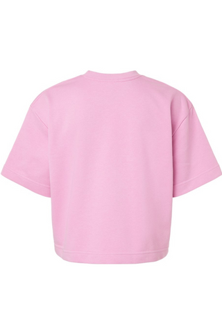All American Women's French Terry Mid-Length Boxy Top - Lifestyle
