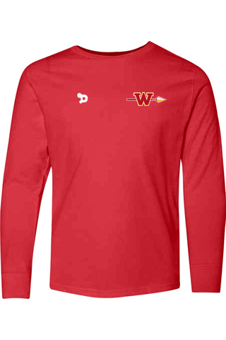 Woodbridge Warriors Youth Fine Jersey Long Sleeve Tee
