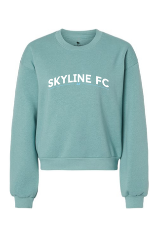 Skyline FC Women's Fleece Crewneck Sweatshirt - Lifestyle Skyline Edition