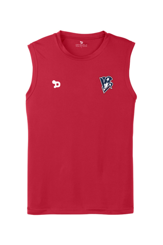 Beckman Patriots Sleeveless PosiCharge Competitor Tee