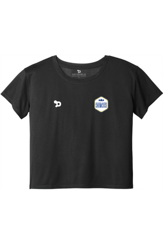 SUMMER SHOWCASE Ladies PosiCharge® Draft Crop Tee