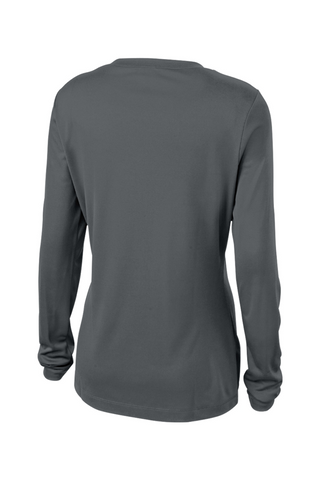 Change The Game Ladies PosiCharge Competitor Long Sleeve V-Neck Tee
