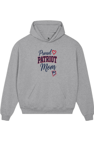 Beckman Patriots Unisex Cooper Dry Hooded Sweatshirt - Lifestyle Patriot Mom Edition
