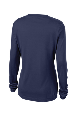Change The Game Ladies PosiCharge Competitor Long Sleeve V-Neck Tee