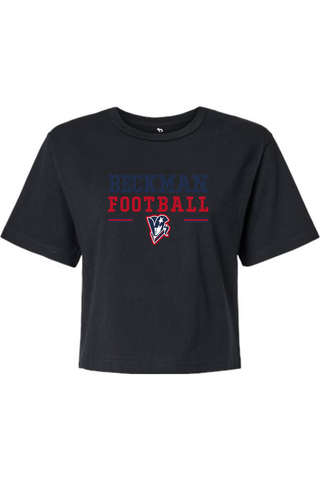 Beckman Patriots Women's Fine Jersey Boxy Tee - Lifestyle 2