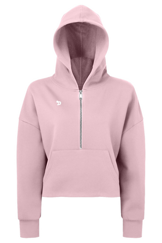 Pickleball Half-Zip Hooded Sweatshirt - Women