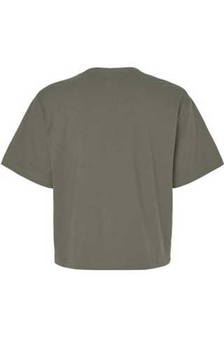 Beckman Patriots Women's Fine Jersey Boxy Tee - Lifestyle Beckman Football Edition