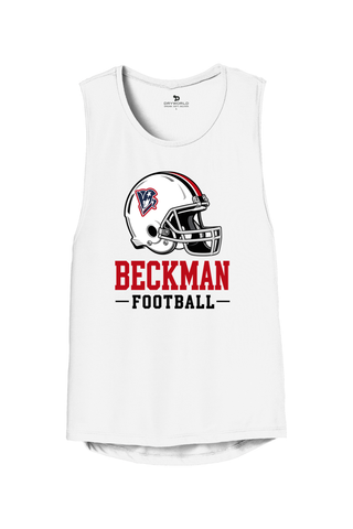 Beckman Patriots Women's Flowy Muscle Tank - Lifestyle 3