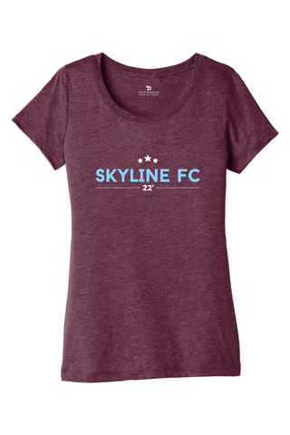 Skyline FC Women’s Triblend Short Sleeve Tee - Lifestyle Skyline Edition