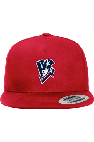 Beckman Patriots Five-Panel Cotton Twill Snapback Cap