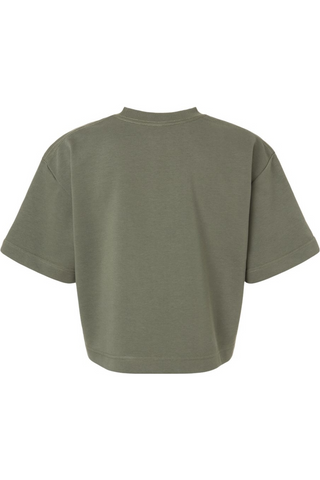 Free D Women's French Terry Mid-Length Boxy Top - Lifestyle