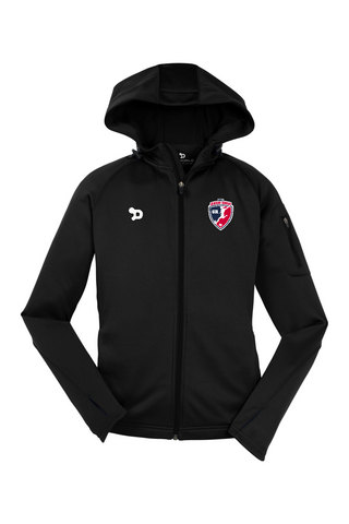 GCL Ladies Tech Fleece Full-Zip Hooded Jacket - Training