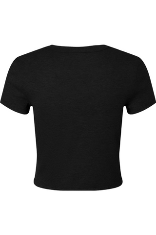 Flag Football Jamaica Women's Micro Rib Baby Tee - Lifestyle