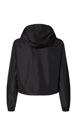Roma FC Women's Lightweight Quarter-Zip Pullover Crop Windbreaker