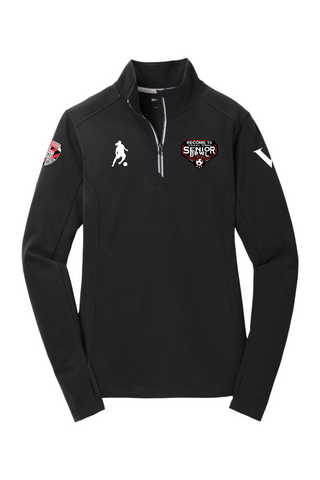 Senior Bowl Ladies Sport-Wick Textured 1/4-Zip Pullover - Training