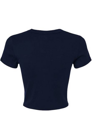 Beckman Patriots Women's Micro Rib Baby Tee - Lifestyle 3