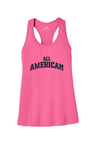 All American Women’s Jersey Racerback Tank - Lifestyle Beyond The Game Edition