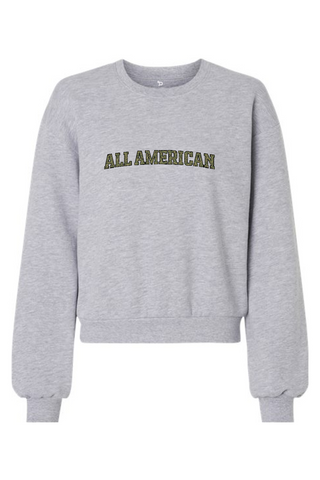 All American ReFlex Women's Fleece Crewneck Sweatshirt - Lifestyle