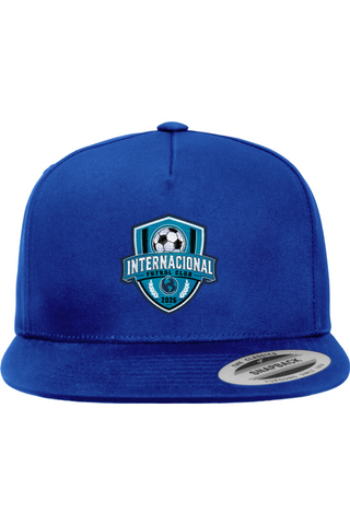 Internacional Five-Panel Cotton Twill Snapback Cap