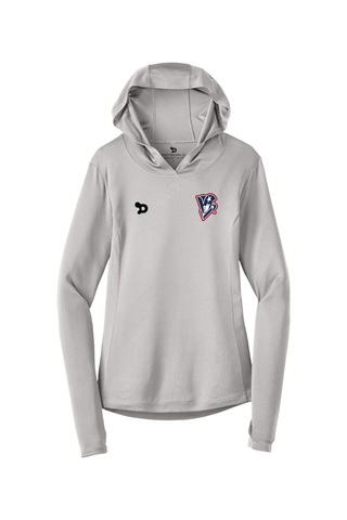 Beckman Patriots Ladies PosiCharge Competitor Hooded Pullover