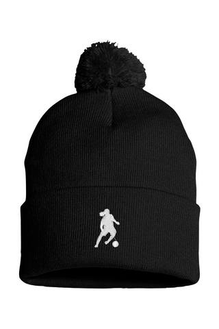 Ronaldinho Senior Bowl Pom-Pom 12" Knit Beanie