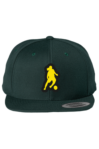 Ronaldinho 3D Flat Bill Snapback Cap