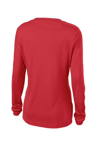 Classic League Ladies PosiCharge Competitor Long Sleeve V-Neck Tee
