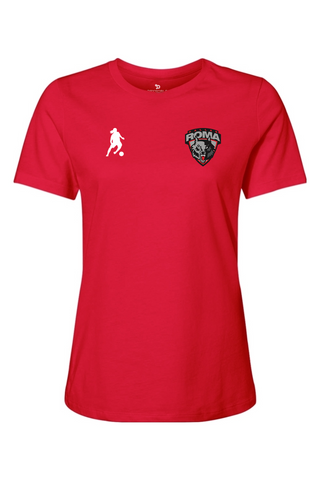 Roma FC Women’s Relaxed Jersey Short Sleeve Tee