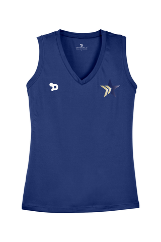 Change The Game Ladies Sleeveless PosiCharge Competitor V-Neck Tee
