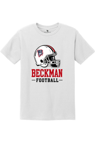 Beckman Patriots Unisex Heavyweight Cotton Tee - Lifestyle Helmet Pride Edition