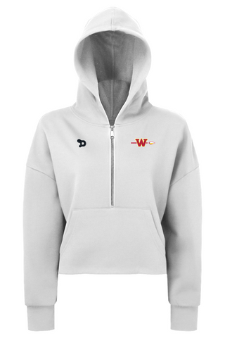 Woodbridge Warriors Ladies' Alice Half-Zip Hooded Sweatshirt