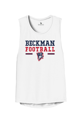 Beckman Patriots Women's Flowy Muscle Tank - Lifestyle 2