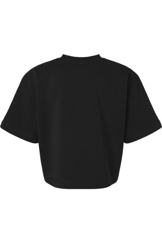 Free D Women's French Terry Mid-Length Boxy Top - Lifestyle