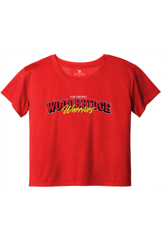 Woodbridge Warriors Ladies PosiCharge® Draft Crop Tee