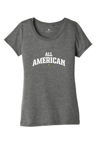 All American Women’s Triblend Short Sleeve Tee - Lifestyle Beyond The Game Edition
